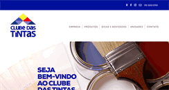 Desktop Screenshot of clubedastintas.com.br